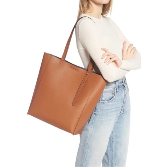Rebecca Minkoff genuine leather tote in Sandrift NWT - Picture 6 of 7